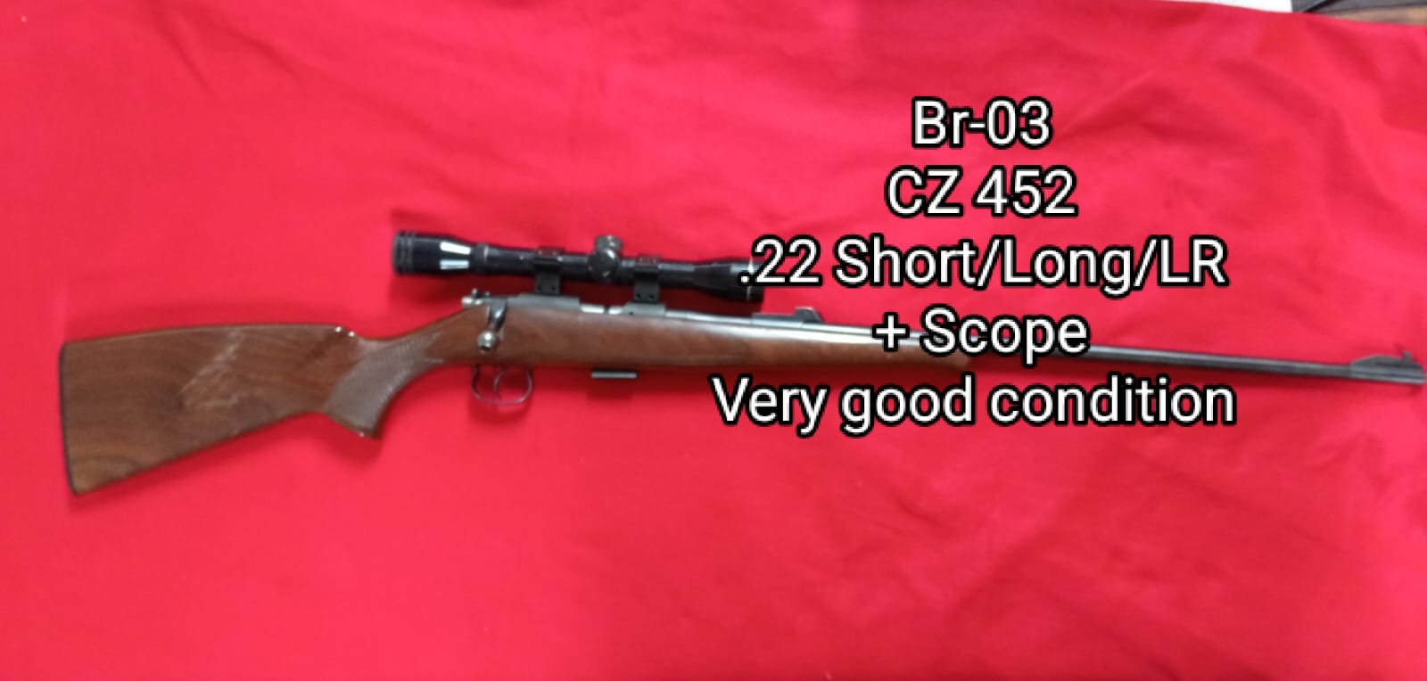 CZ 452 - .22 Short/Long/LR